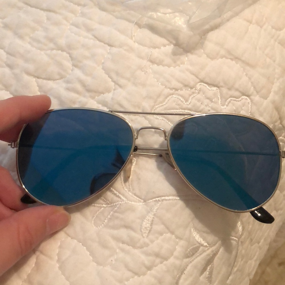 Blue aviators